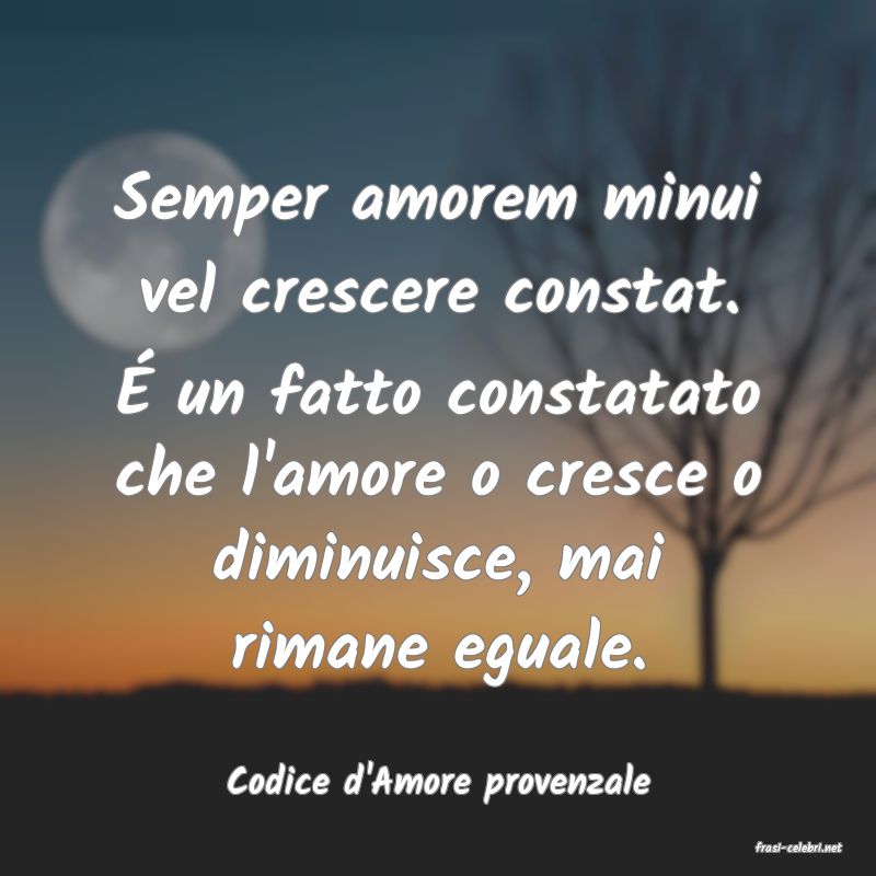 frasi di Codice d'Amore provenzale