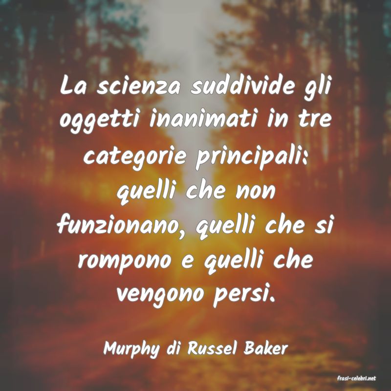 frasi di Murphy di Russel Baker