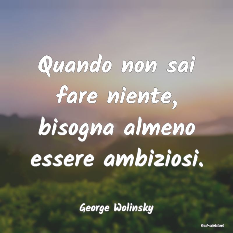 frasi di George Wolinsky