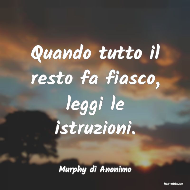 frasi di Murphy di Anonimo