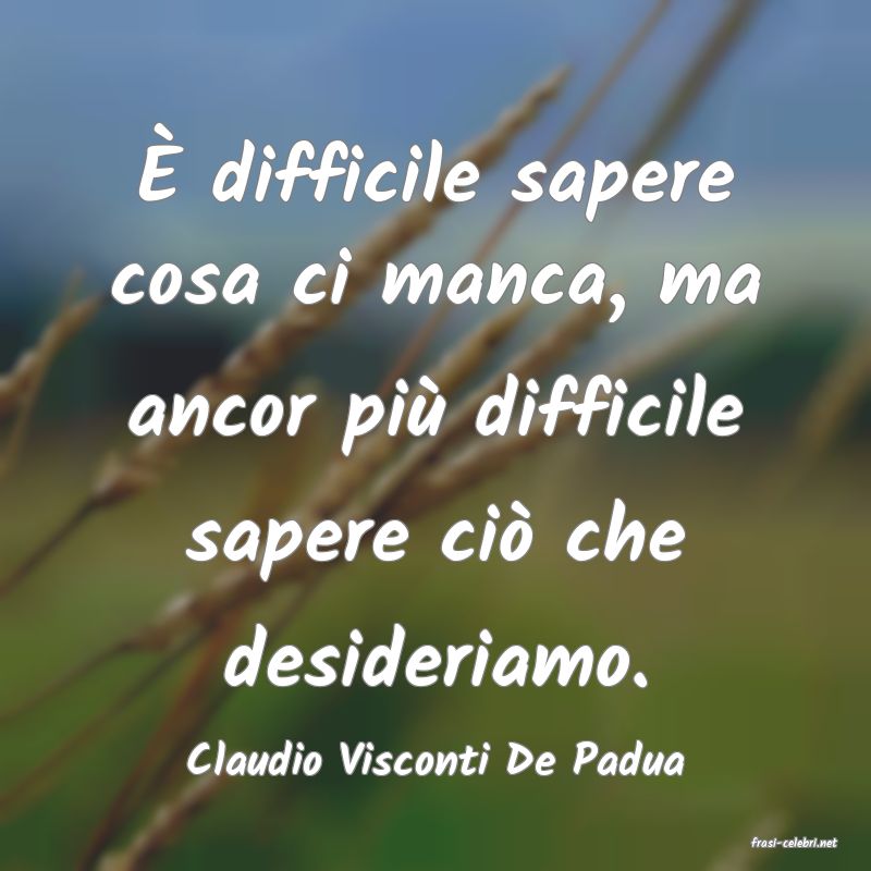 frasi di  Claudio Visconti De Padua
