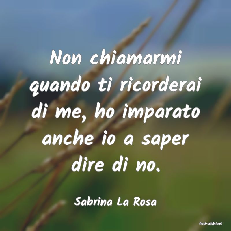 frasi di  Sabrina La Rosa
