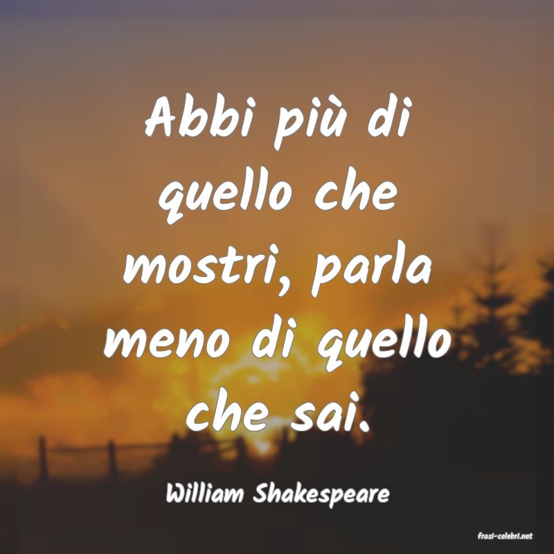 frasi di William Shakespeare