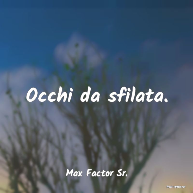 frasi di Max Factor Sr.