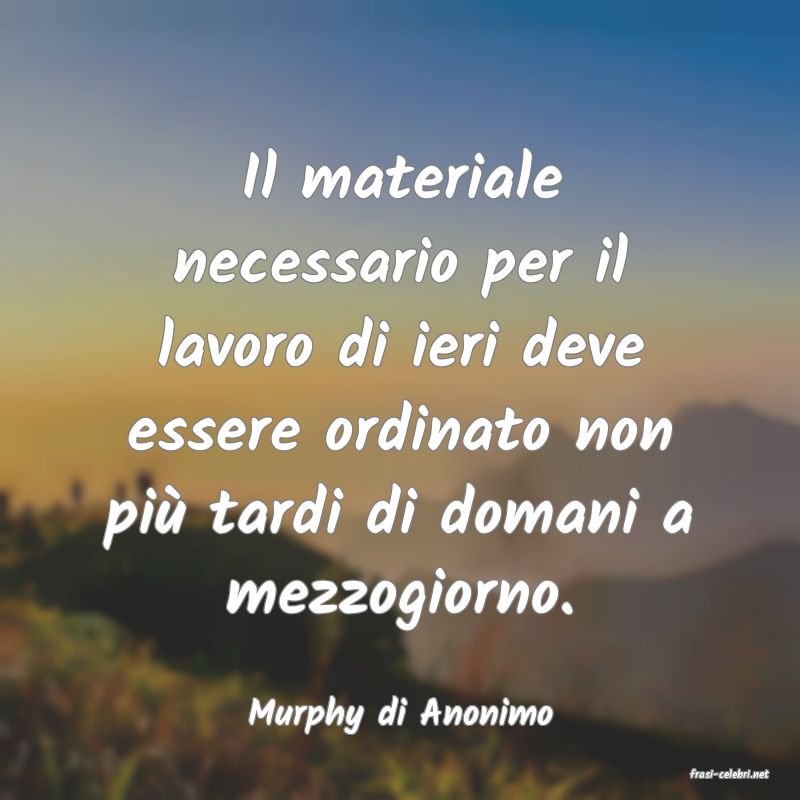 frasi di Murphy di Anonimo