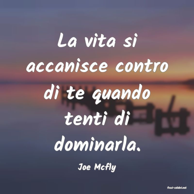 frasi di  Joe Mcfly
