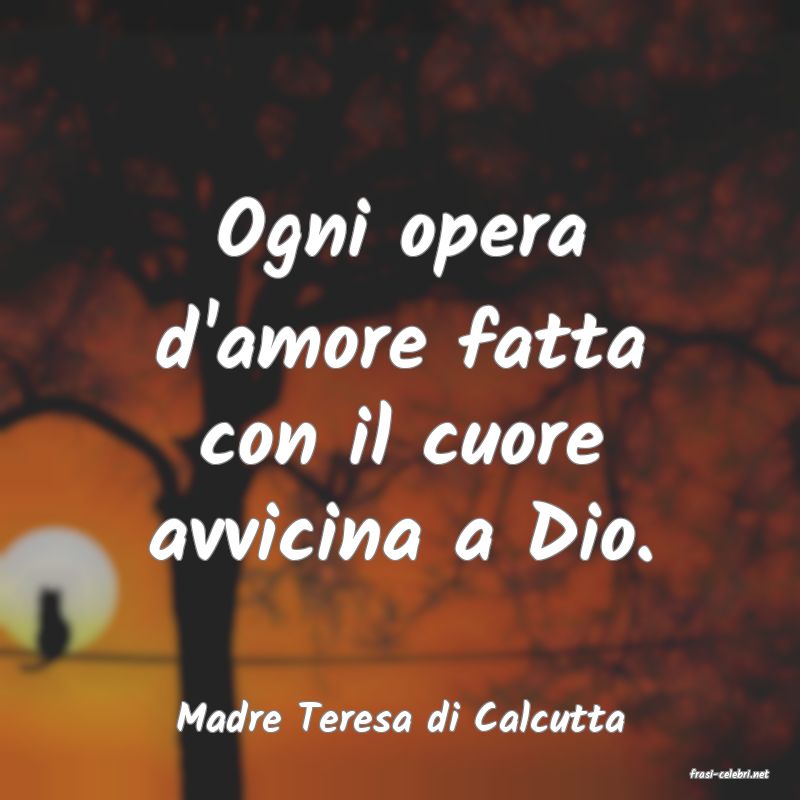 frasi di Madre Teresa di Calcutta