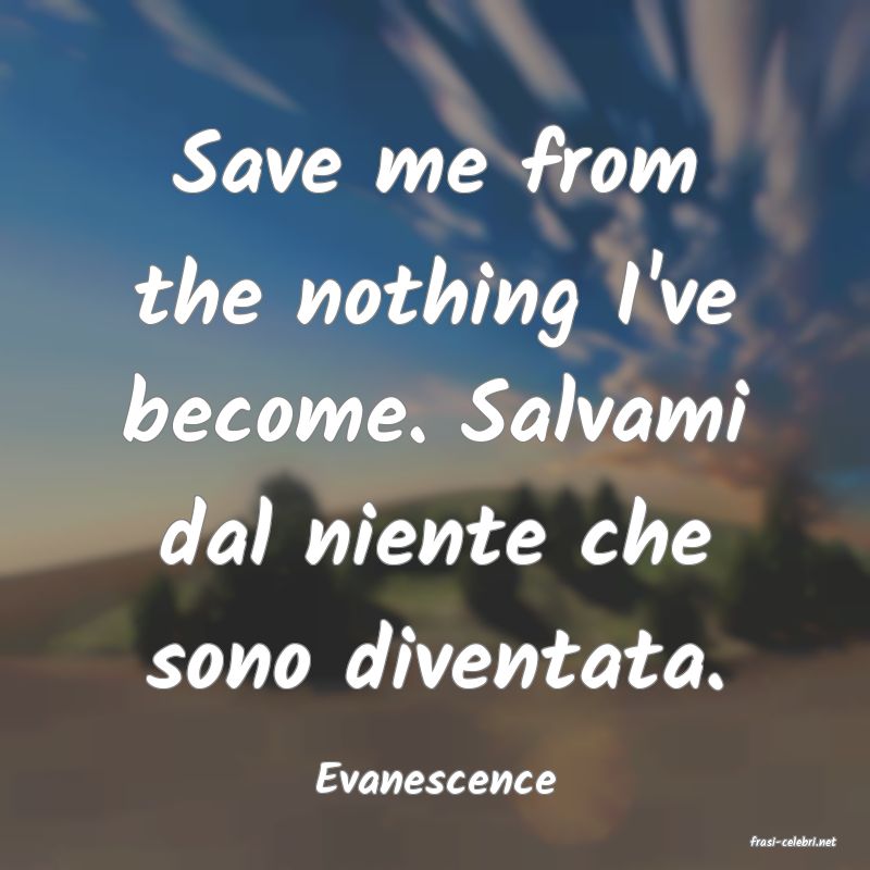 frasi di Evanescence