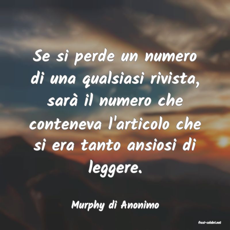 frasi di Murphy di Anonimo