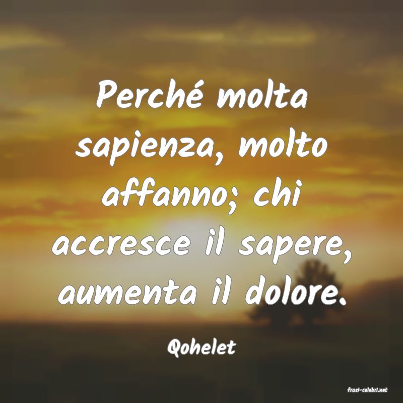 frasi di  Qohelet
