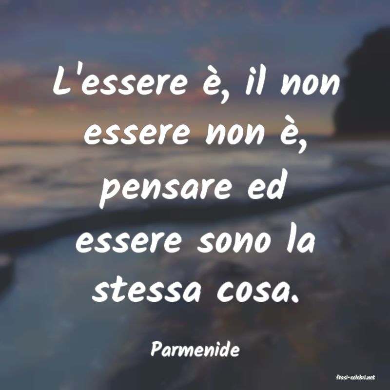 frasi di Parmenide