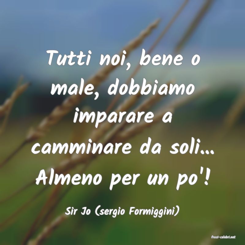 frasi di  Sir Jo (sergio Formiggini)
