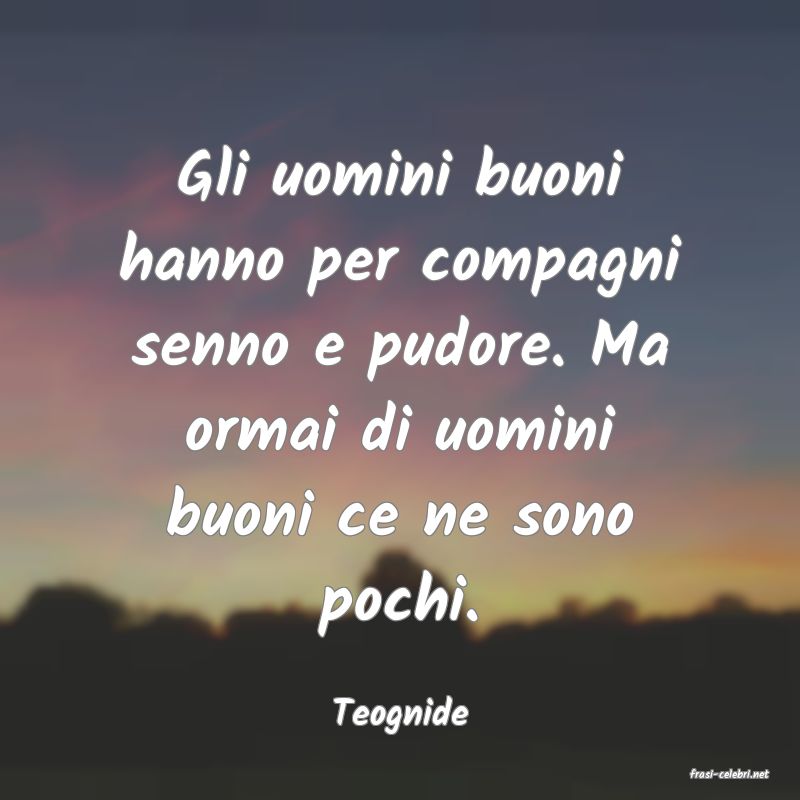 frasi di Teognide