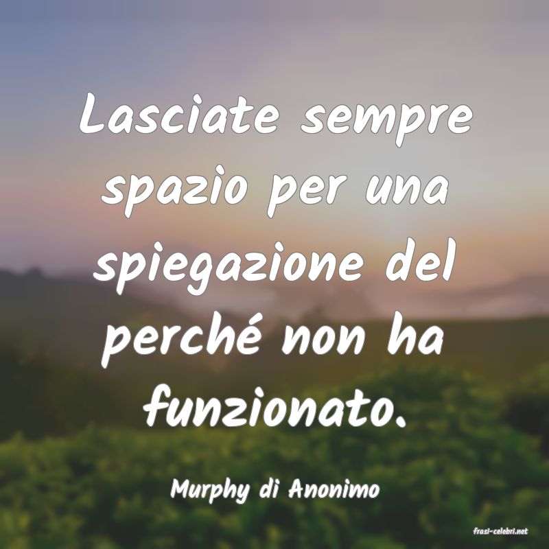 frasi di Murphy di Anonimo