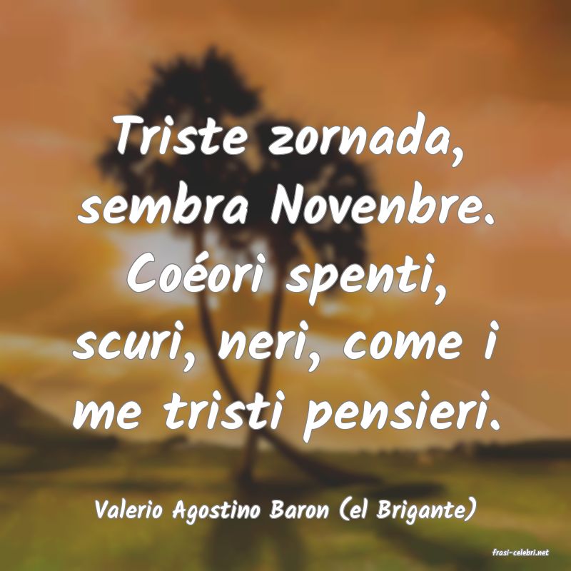 frasi di Valerio Agostino Baron (el Brigante)