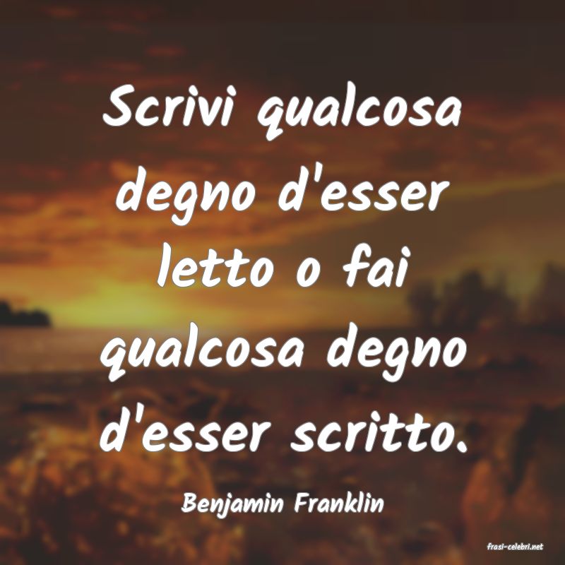 frasi di Benjamin Franklin