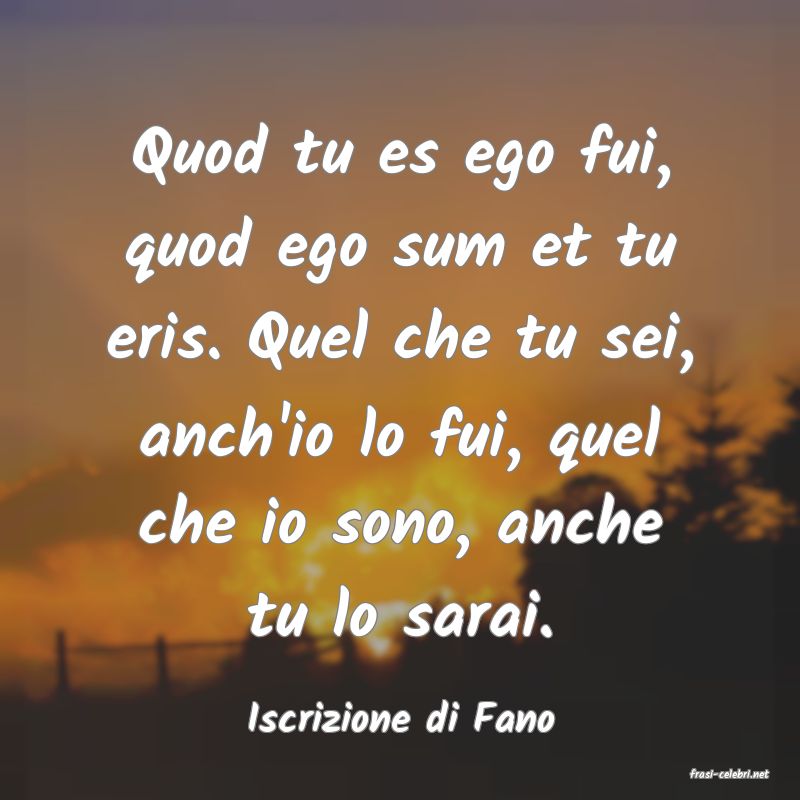 frasi di Iscrizione di Fano