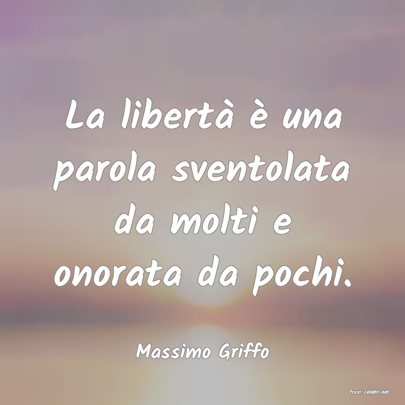 frasi di  Massimo Griffo
