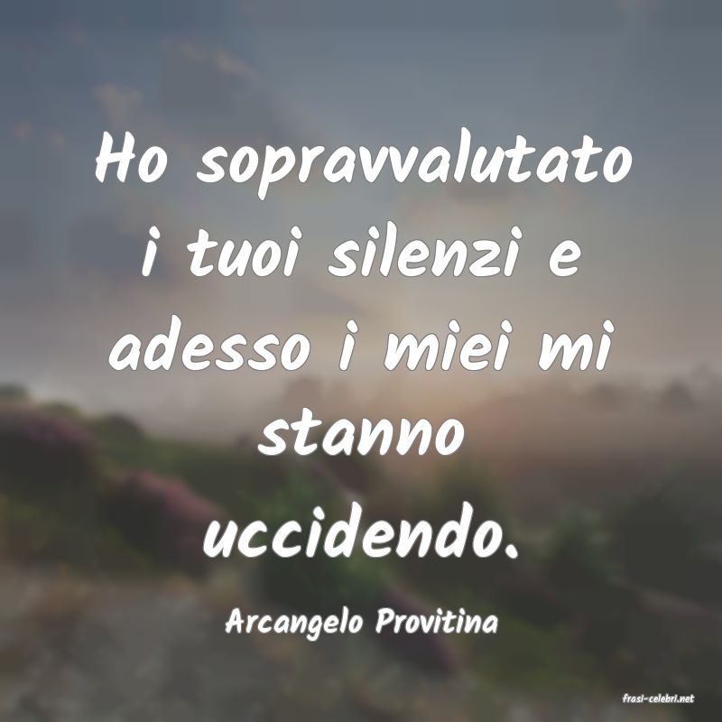 frasi di  Arcangelo Provitina
