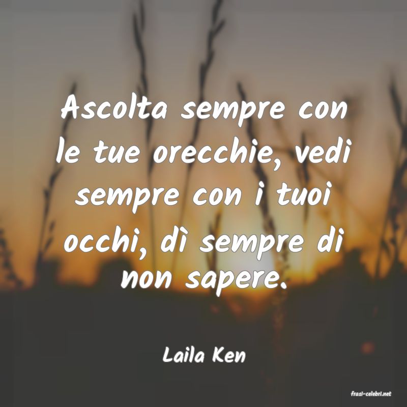 frasi di  Laila Ken

