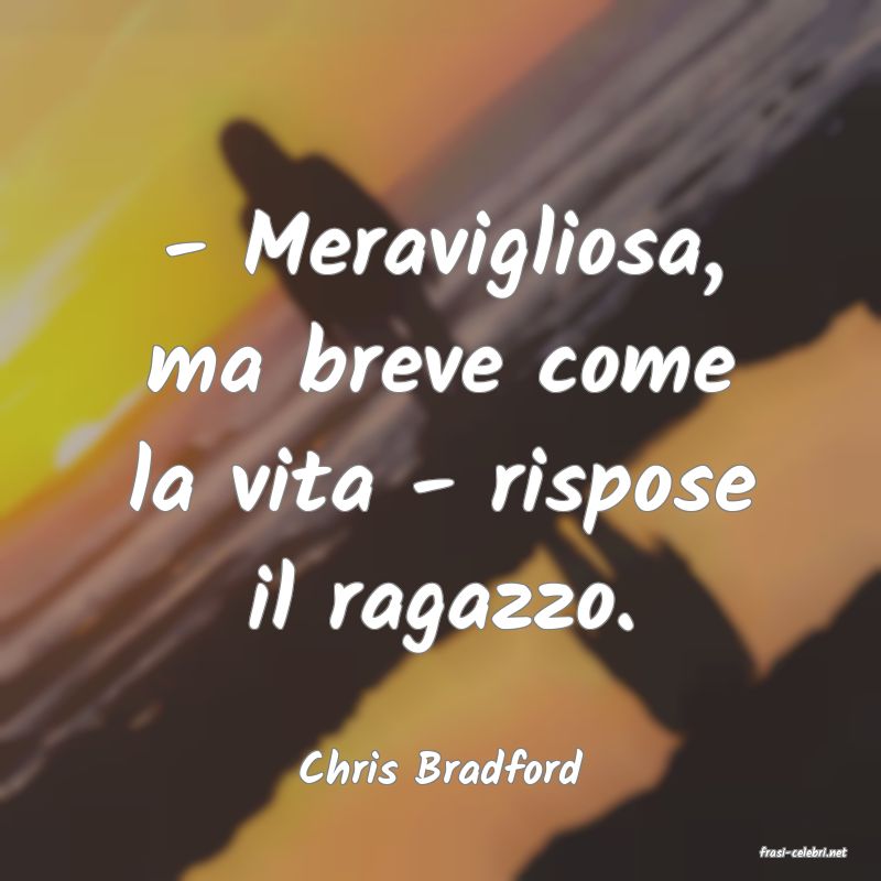 frasi di  Chris Bradford
