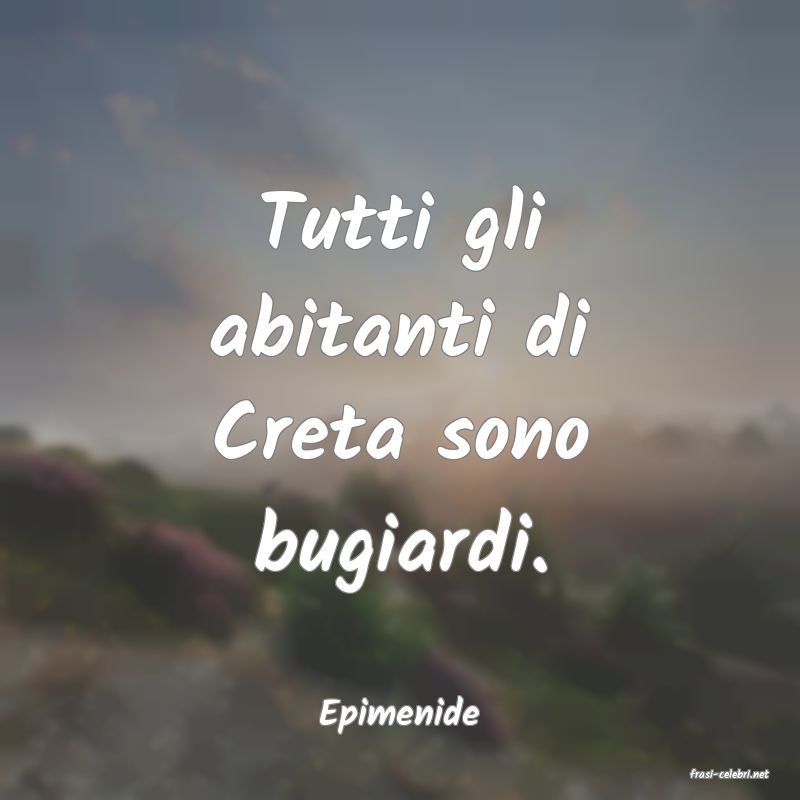 frasi di Epimenide